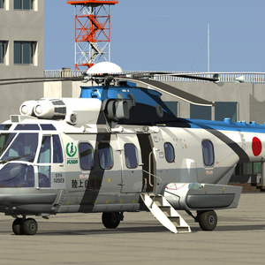 陸上自衛隊　要人移動専用ヘリH225