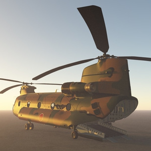 陸上自衛隊　大型輸送ヘリ CH-47JA チヌーク 缩略图 14