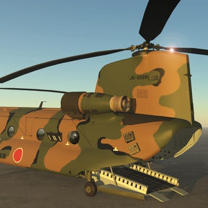陸上自衛隊　大型輸送ヘリ CH-47JA チヌーク 缩略图 2