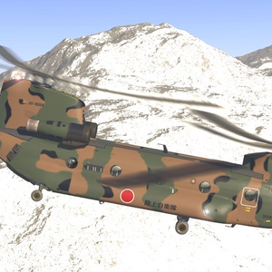 陸上自衛隊　大型輸送ヘリ CH-47JA チヌーク