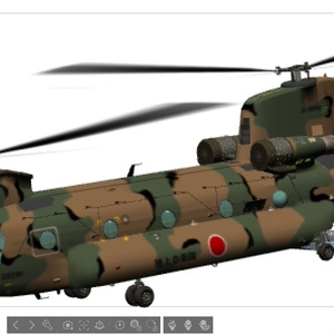 陸上自衛隊　大型輸送ヘリ CH-47JA チヌーク 缩略图 7