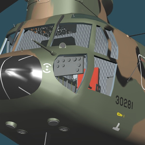 陸上自衛隊　大型輸送ヘリ CH-47JA チヌーク 缩略图 10