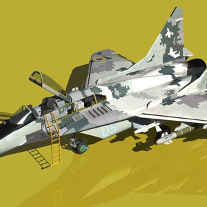 ウクライナ仕様 MIG-29 デジタル迷彩 缩略图 3