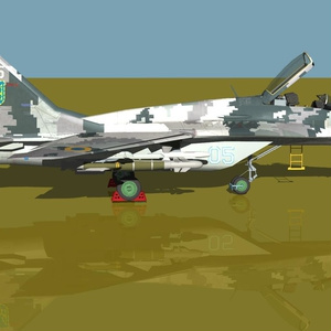 ウクライナ仕様 MIG-29 デジタル迷彩 缩略图 9