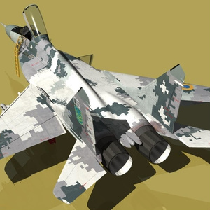 ウクライナ仕様 MIG-29 デジタル迷彩 缩略图 2