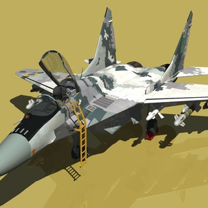ウクライナ仕様 MIG-29 デジタル迷彩