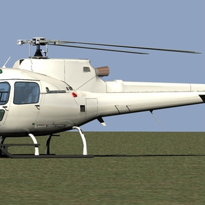 ユーロコプターAS-350  (白)