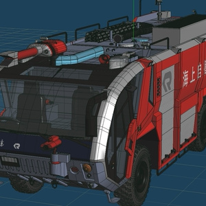 海上自衛隊　空港用化学消防車 缩略图 5