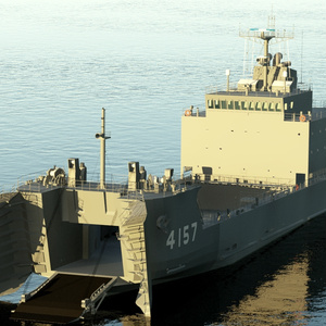 陸上自衛隊　大型輸送艦