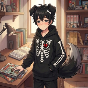 Child dog