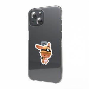 【スマホステッカー】耳伸び犬【いぬいぬ】