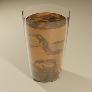 【３Dモデル】オレンジジュース