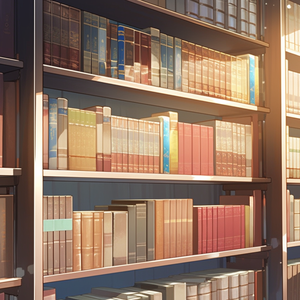 図書室、図書館な背景素材１～１２