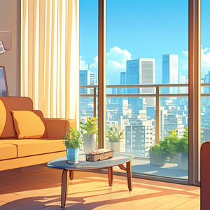 居間。明るいリビングルームの背景素材１～12 ver.2