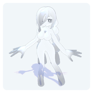オリジナル3Dモデル【スライムのホルマリンちゃん】 缩略图 4