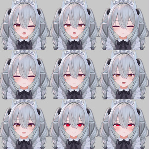 【無料版あり】ミルティナ/Milltina Face Animation Pack/92 Expressions 缩略图 4