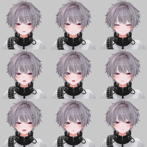 【男の子化】ミルティナ/Milltina Face Animation Pack/60 Expressions 缩略图 2