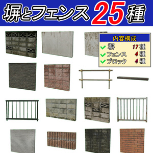 日本の住宅街3D作成キット・全82点[Japanese Neighborhood 3D Asset Pack] 缩略图 6