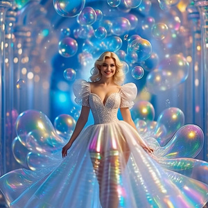[ASMR / BGM用 映像素材]Shabon Dress – Soap Bubble