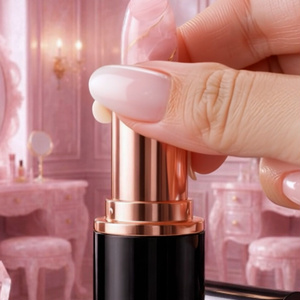 【ASMR / BGM用 映像素材】 Rose Quartz Lip Balm Loop Video｜宝石コスメ 無音映像