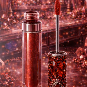 【ASMR / BGM用 映像素材】 Garnet Lipgloss Loop Video｜宝石コスメ 無音映像