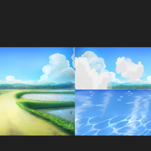 即席海景色フィルタ