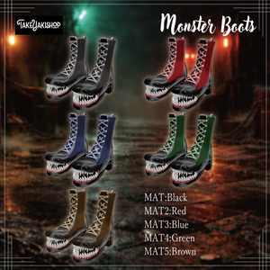 【15アバター対応】モンスターブーツ -Monster Boots- 缩略图 2