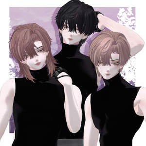 【VRC想定】4way HowlingWolf Hair 缩略图 5