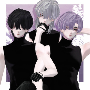 【VRC想定】4way HowlingWolf Hair 缩略图 2