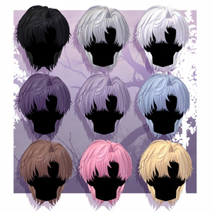 【VRC想定】4way HowlingWolf Hair 缩略图 9