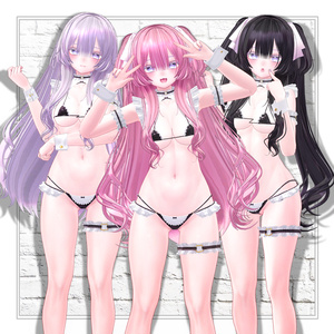 【VRC想定】3way×3 Shih Tzu Hair 缩略图 2
