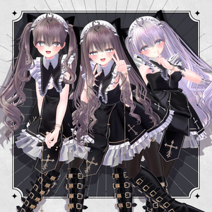 【VRC想定】Rosary ツーサイドツインテール Hair 缩略图 3