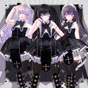 【VRC想定】Rosary ツーサイドツインテール Hair 缩略图 6