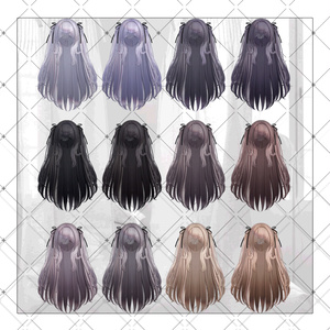 【VRC想定】Squirrel Two Side Twin Tail Hair 缩略图 13