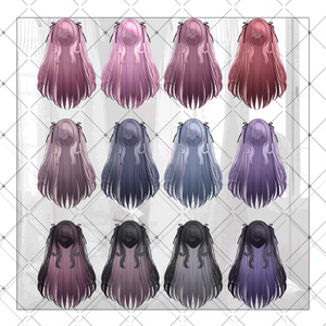 【VRC想定】Squirrel Two Side Twin Tail Hair 缩略图 12