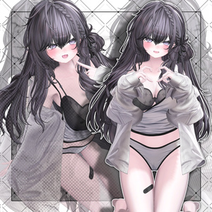 【VRC想定】Bloom braid bun Hair Ver.2 缩略图 3