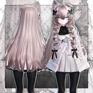 15アバター対応 VRC Hair】 ふわりんツインテール - MariYuri - BOOTH