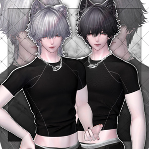 【VRC想定】Lilvaxell Short wolf Hair 缩略图 9