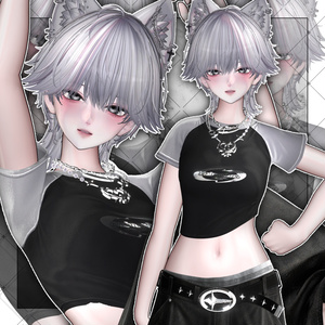 【VRC想定】Lilvaxell Short wolf Hair 缩略图 8