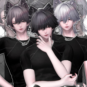 【VRC想定】Lilvaxell Short wolf Hair 缩略图 4