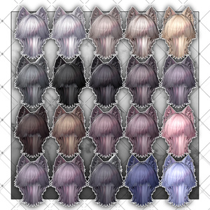 【VRC想定】Lilvaxell Short wolf Hair 缩略图 12