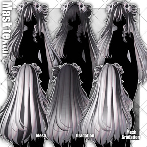 【VRC想定】101 Dalmatian bunz Hair 缩略图 10
