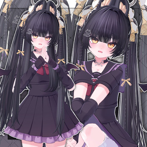【VRC想定】Rabbit Angel Two Side Twin Tail Hair 缩略图 8