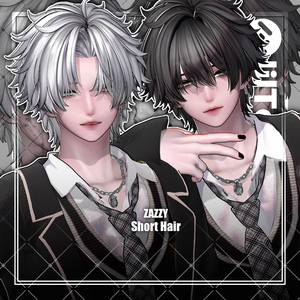 【VRC想定】ZAZZY Short Hair