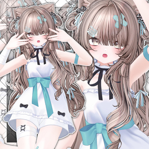 【VRC想定】Velvet Cat Long Hair 缩略图 7