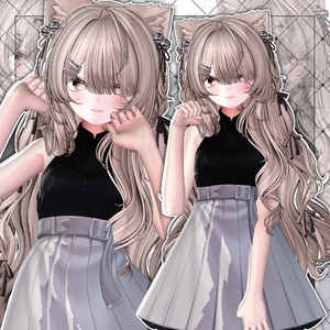【VRC想定】Velvet Cat Long Hair 缩略图 8