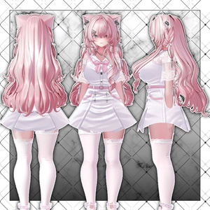 【VRC想定】Velvet Cat Long Hair 缩略图 10