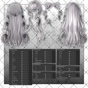 【VRC想定】Velvet Cat Long Hair 缩略图 12