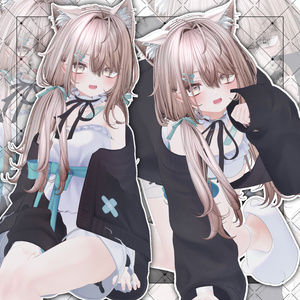 【VRC想定】Oversleep low Twin Tail 缩略图 8