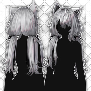 【VRC想定】Oversleep low Twin Tail 缩略图 11